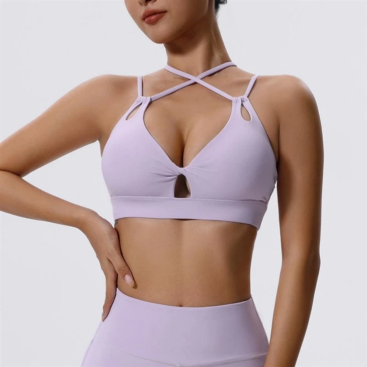 Breathable cutout workout top3