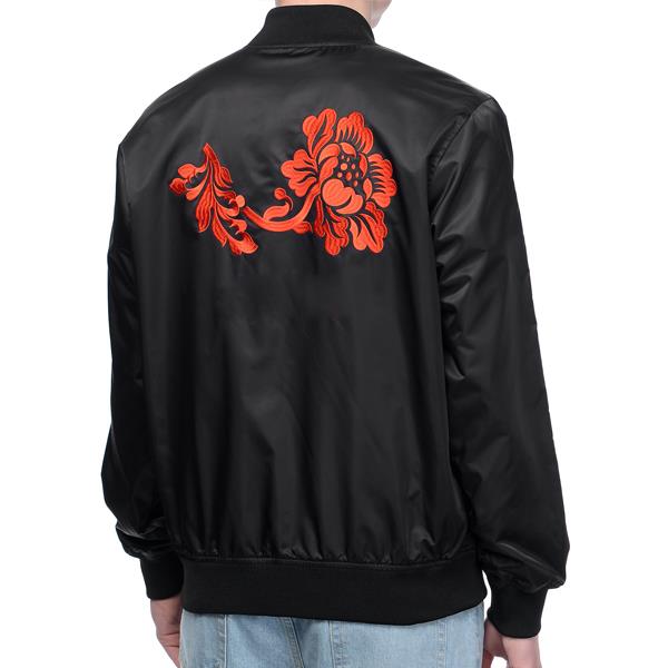 Black Bomber Jacket for women 